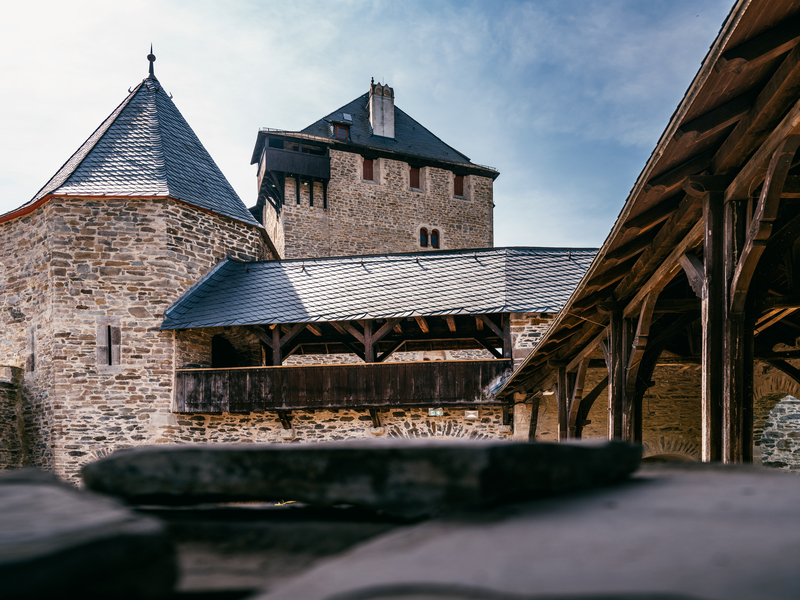 Schloss Burg Nordterrasse