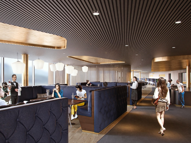 Restaurant des neuen ThermenHotels