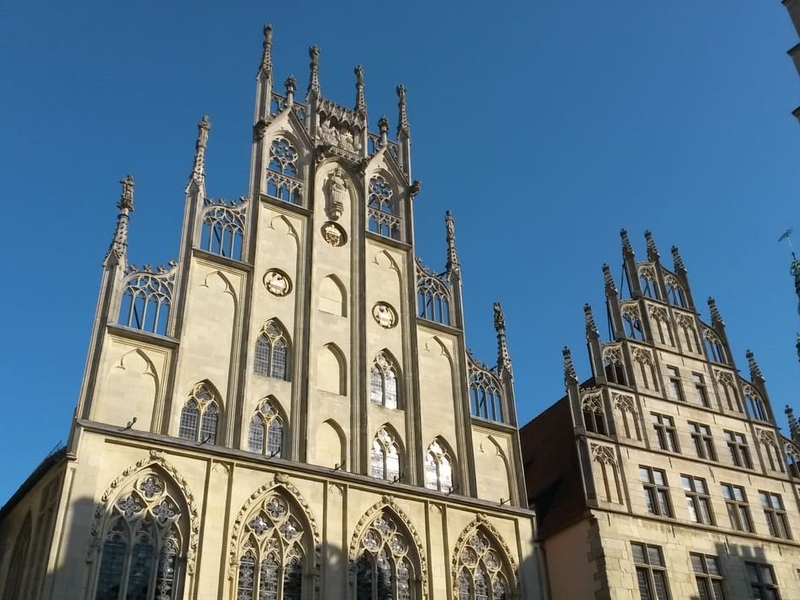 Das historische Rathaus von Münster