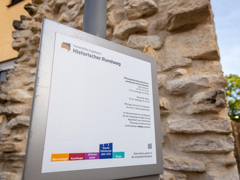 Historical tour of the Imperial Palace of Ingelheim
