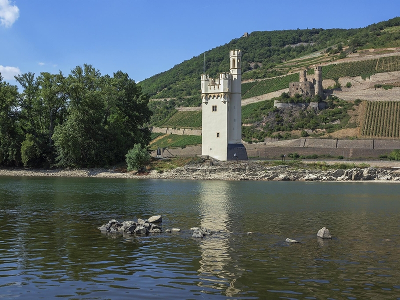 Mäuseturm und Ruine Ehrenfels