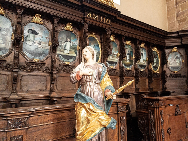 Chorgestühl Klosterkirche Pfaffen-Schwabenheim
