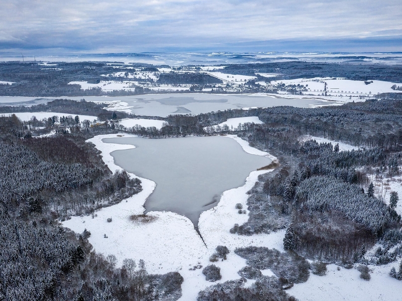 Winter an der Westerwälder Seenplatte