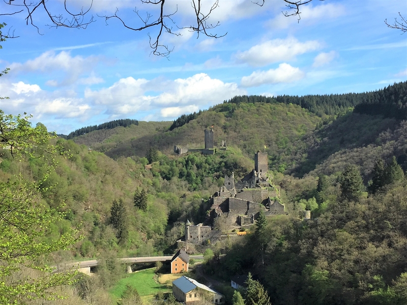 Blick auf die Manderscheider Burgen