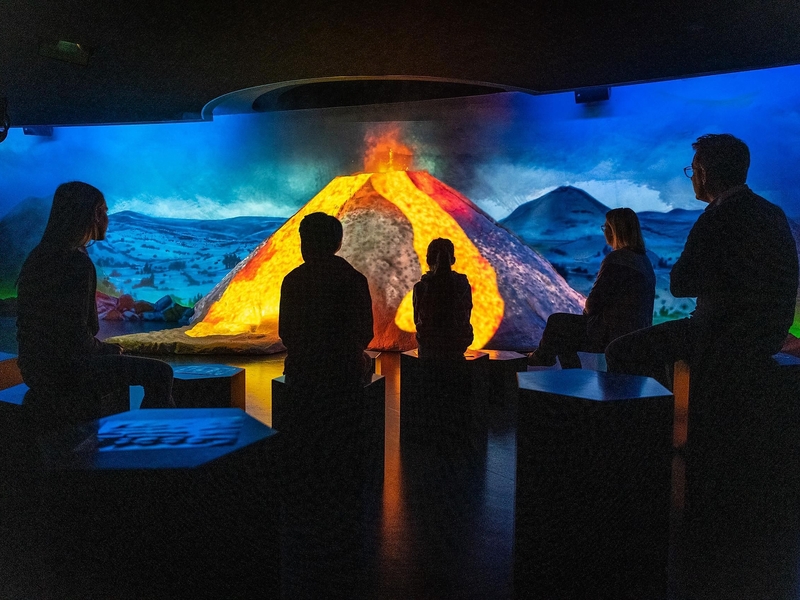 Vulkanausbruch im Lava-Dome