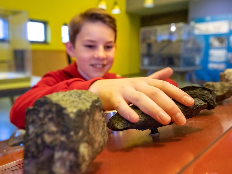Vulkanisches Gestein im Lava-Dome