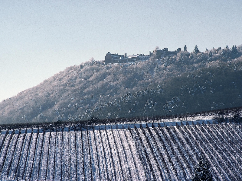 Madenburg im Schnee
