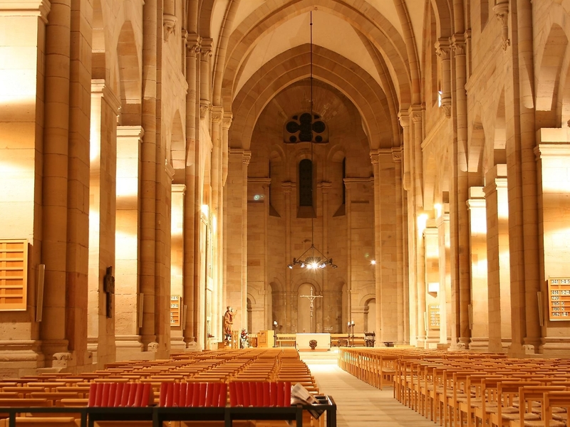 Abteikirche innen