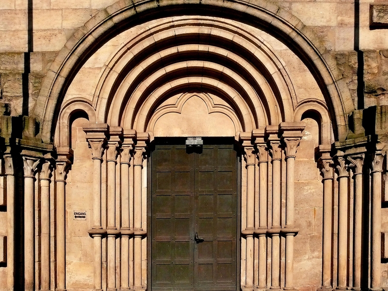 Portal of the abbey church