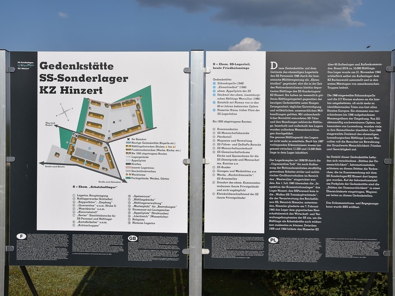 Gedenkstätte SS-Sonderlager/KZ Hinzert, Hinweis
