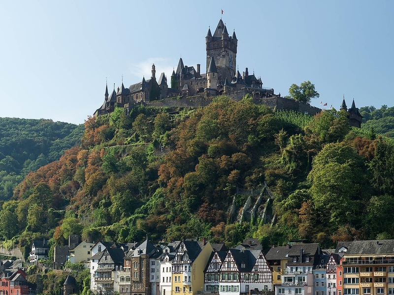 Stadt Cochem mit Reichsburg