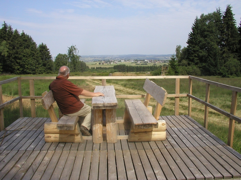Vulkaneifel-Pfad: Schneifel-Pfad_Rastplatz im Rohrvenn
