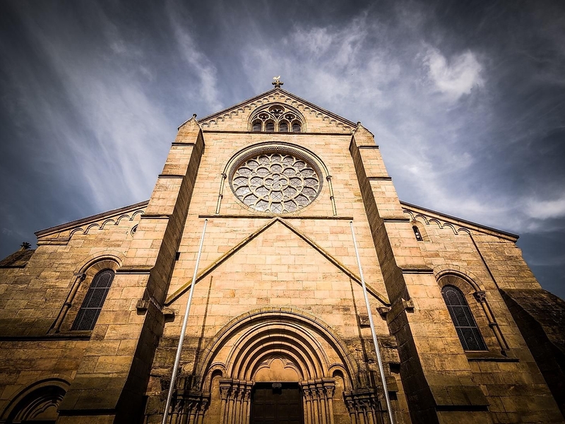 West facade of Otterberg Abbey Church
