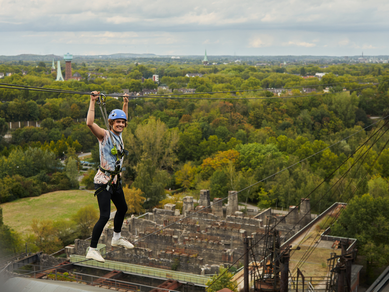 Hochseilparcours, Landschaftspark Duisburg-Nord