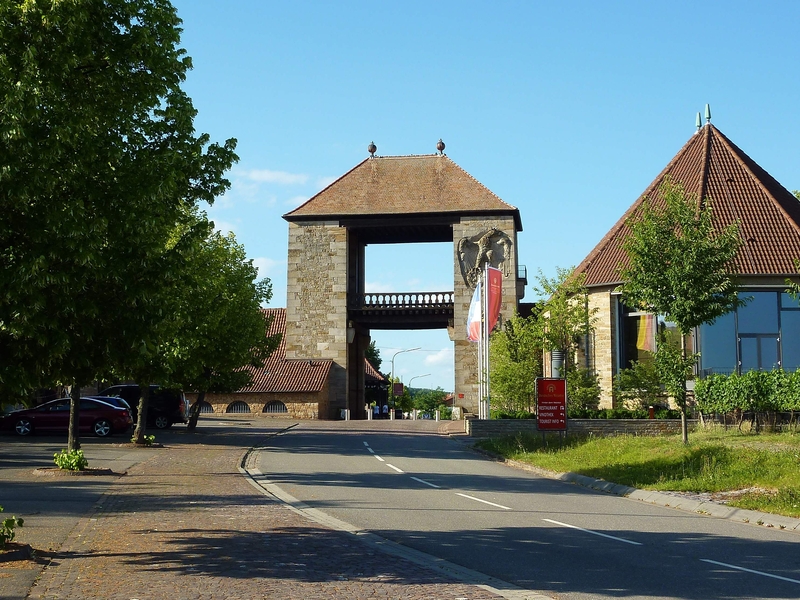 The German Wine Gate in Schweigen