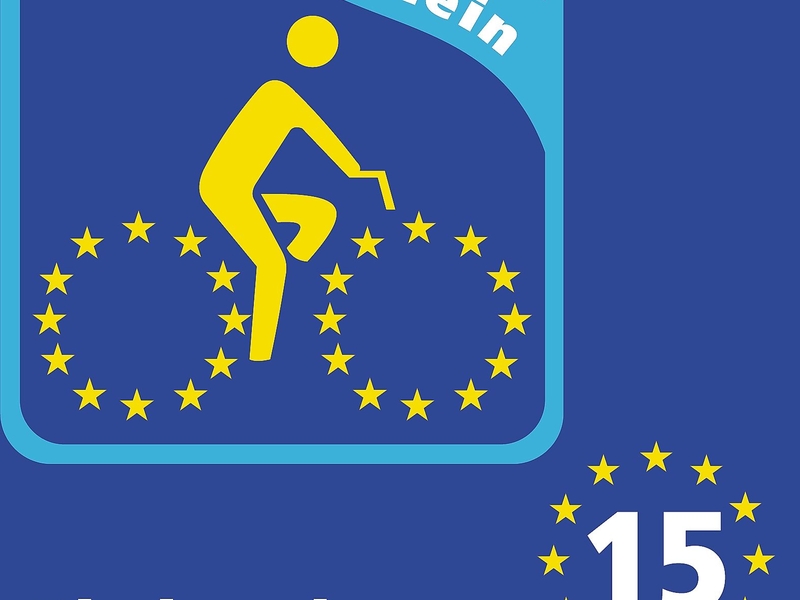 Logo badge Rhine Cycle Route Rhineland-Palatinate